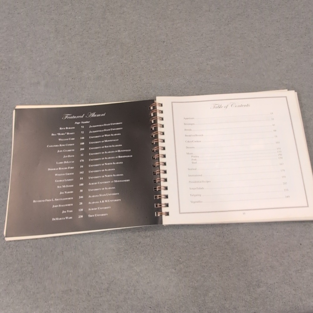 The Scholarly Gourmet Alabama Public Universities Cookbook 2007 1st Printing - Picture 4 of 4
